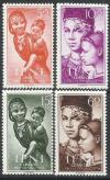 Ифни, 1954, Помощь Детям, Женщина с Ребенком, 4 марки